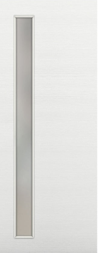 Nova 1-Lite V Braga Bianco Matrix CPL Modern Door Slab - Doors and Beyond