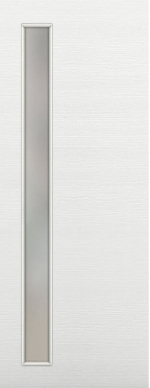 Nova 1-Lite V Braga Bianco Matrix CPL Modern Door Slab - Doors and Beyond