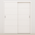 Braga 4H Bianco Matrix CPL Modern Bypass Door - Doors and Beyond