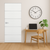 Braga 4H Braga Bianco Matrix CPL Frameless Modern Door - Doors and Beyond