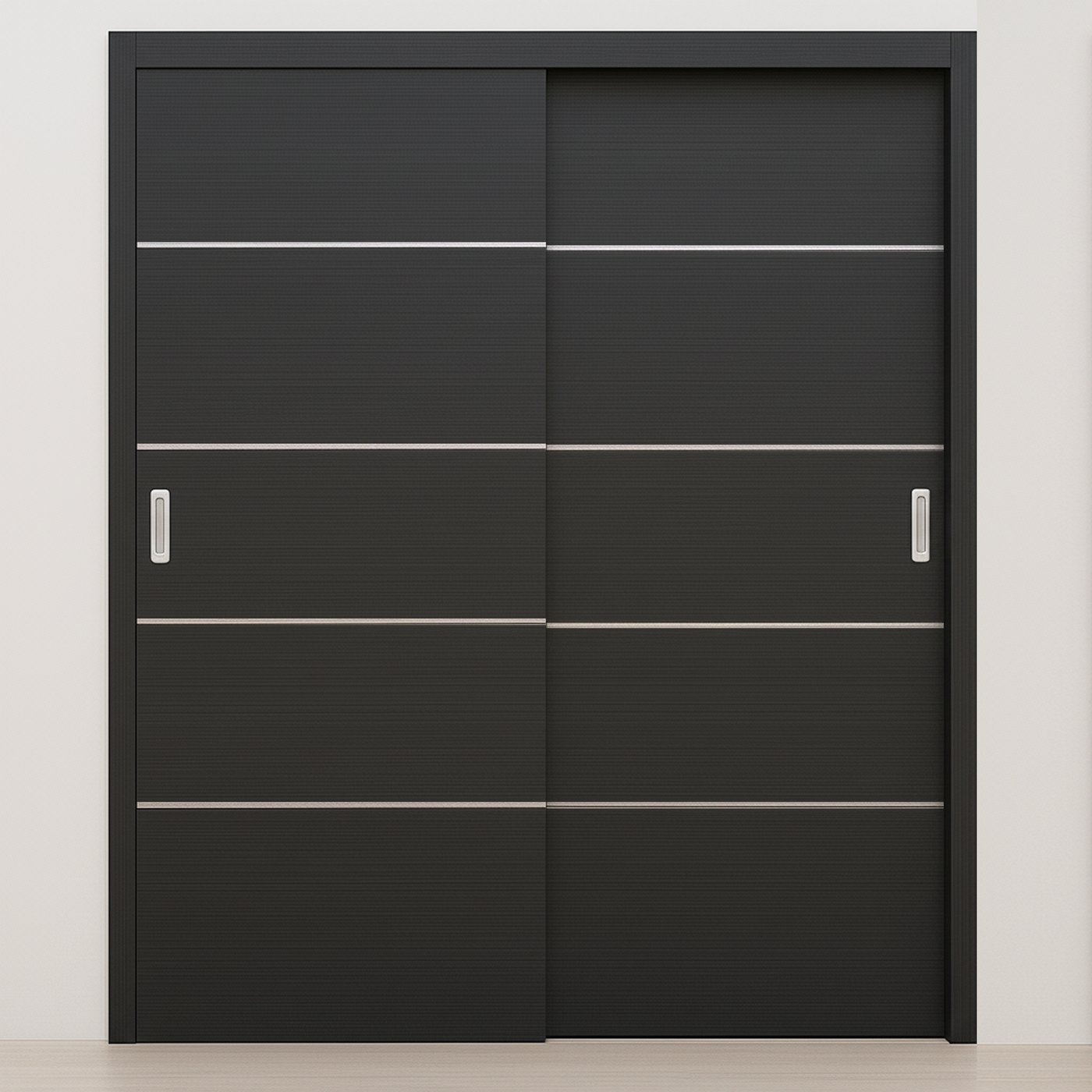Braga 4H Blu Matrix CPL Modern Bypass Door - Doors and Beyond