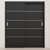 Braga 4H Blu Matrix CPL Modern Bypass Door - Doors and Beyond