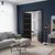 Nova 4H Braga Blu  Matrix CPL  Modern Double Pre-Hung Door - Doors and Beyond