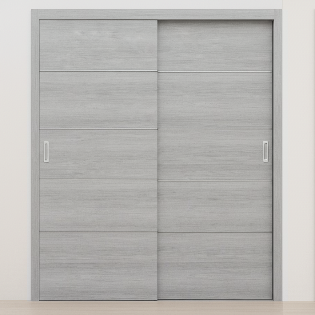 Braga 4H Olmo Matrix CPL Modern Bypass Door - Doors and Beyond