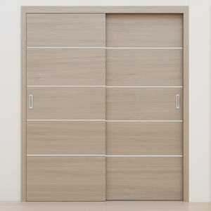 Braga 4H Palissandro Matrix CPL Modern Bypass Door - Doors and Beyond