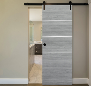 Nova 4H Braga Olmo Matrix Laminated Modern Barn Door - Doors and Beyond