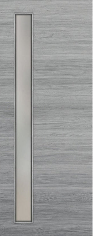Nova 1-Lite V Braga  Olmo Matrix CPL  Modern Door Slab - Doors and Beyond