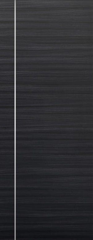 Nova 1V Braga Blu Matrix CPL  Modern Door Slab - Doors and Beyond