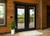 ProVia Legacy Steel 20GA Heavy Duty Patio Double Door Downsized 72x80 Black/Black Double Pane Low-E W Argon Gas - Doors and Beyond