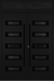 Nova Inox S5 Modern Exterior Double Door 72x80 with Transom - Unit 74x95 1/2 Black Stainless Steel - Black