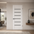 Nova Domino 01 Soft White Laminated Modern Frameless Door