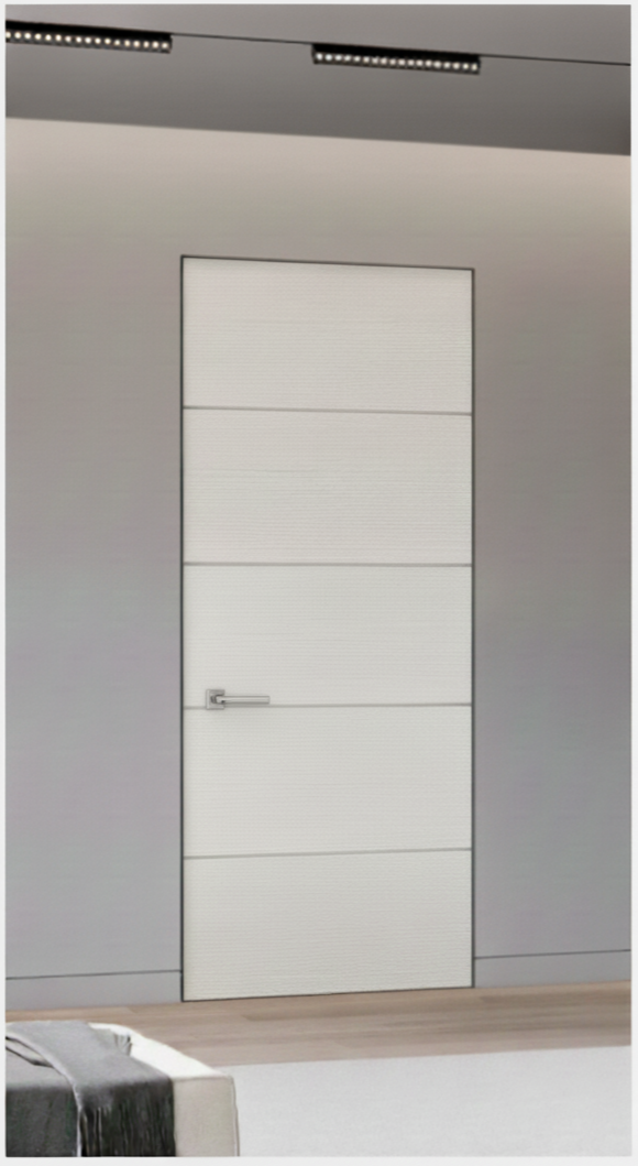 Nova 4H Braga Bianco Matrix CPL Frameless Modern Door