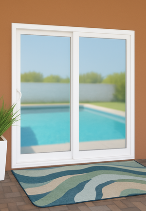 ProVia Endure 2-Lite Patio Door 96x96 White/White Double Pane Low-E W Argon Gas - Doors and Beyond