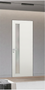 Nova 1-Lite V Braga Bianco Matrix CPL Frameless Modern Door
