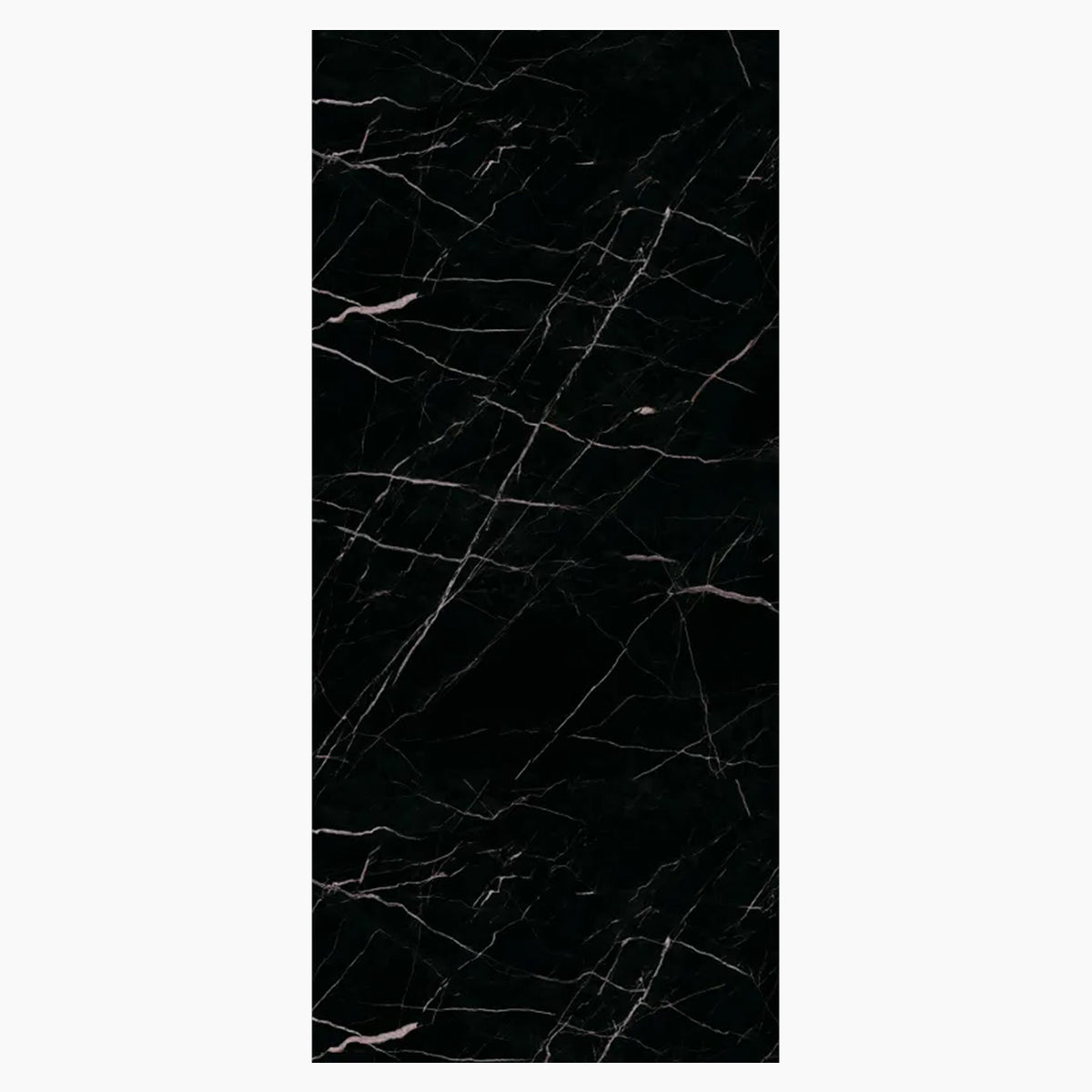 VILO Wall SPC Calacatta black full gloss 47 1/4" x 104 5/16" - Doors and Beyond