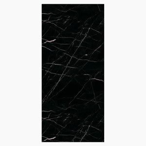 VILO Wall SPC Calacatta black full gloss 47 1/4" x 104 5/16" - Doors and Beyond