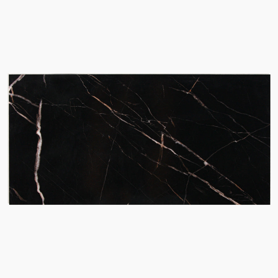 VILO Wall SPC Calacatta black 23 5/8" x 47 1/4" - Doors and Beyond