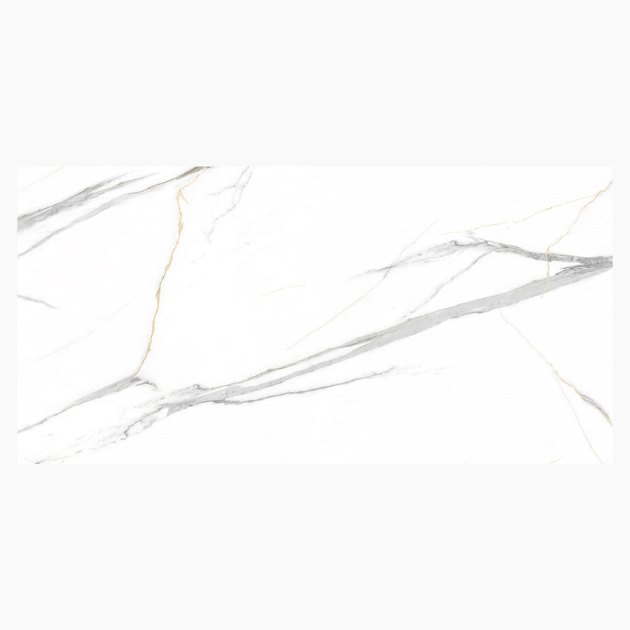 VILO Wall SPC Calacatta white 23 5/8" x 47 1/4" - Doors and Beyond