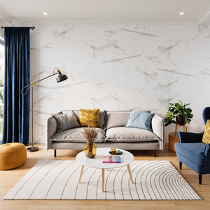 VILO Wall SPC Calacatta snow matt 11 13/16" x 23 5/8" - Doors and Beyond