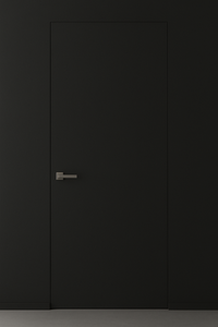 Primed Solid Frameless Door Example For Painting Charcoal - Doors and Beyond