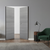 Braga Flush Olmo Matrix CPL Frameless Modern Double Door - Doors and Beyond