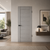 Nova Domino 02 Wenge Modern Laminated Modern Frameless Door