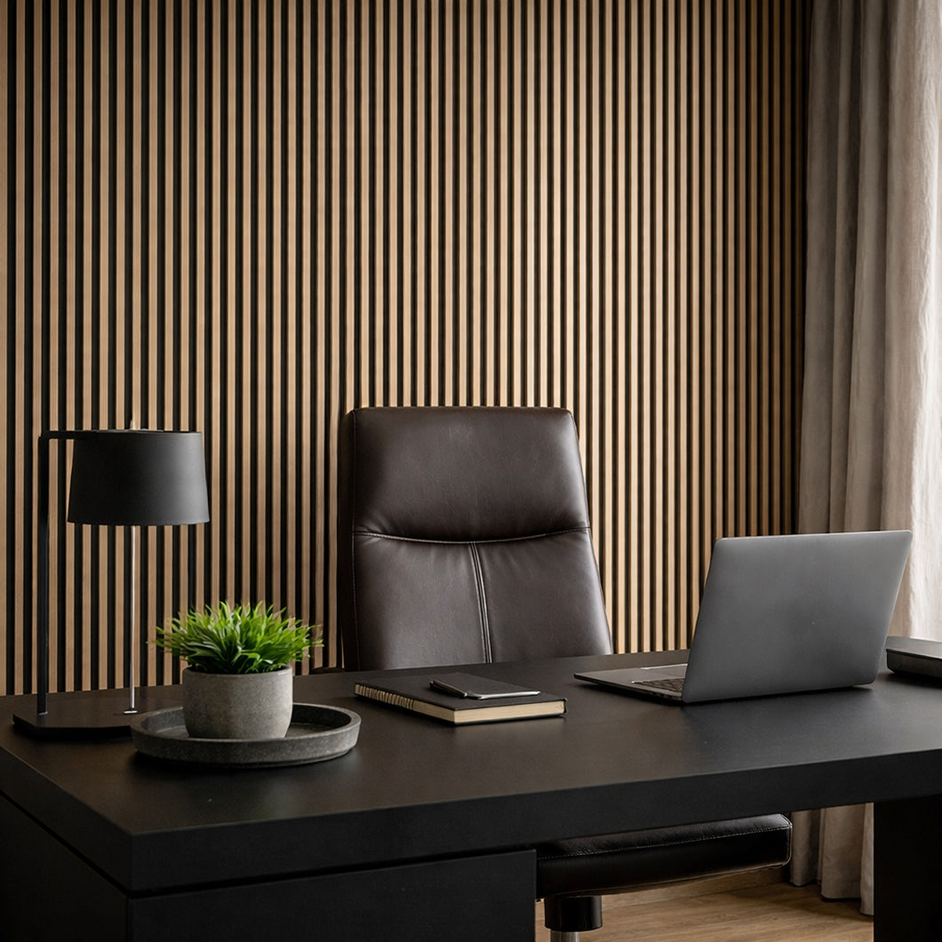 Linerio S-Line Natural Black Panel | Stylish Modern Wall Decoration