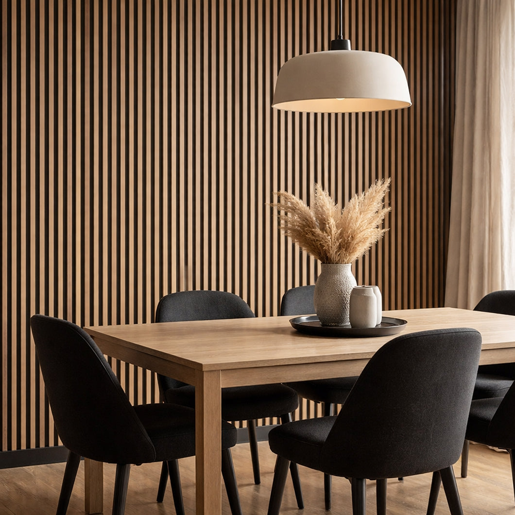 Linerio S-Line Natural Black Panel | Stylish Modern Wall Decoration