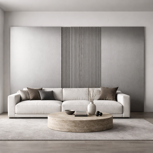 VILO MPC Decorative Wall Panel Brushed Steel 104 5/16" x 23 5/8" - Doors and Beyond