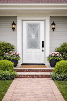 ProVia Legacy Single Entry Door 440 Style Somerset Decorative Glass with Zinc Caming and Low-E - Doors and Beyond