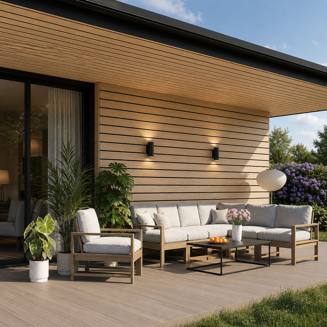 VILO Fronto Vinyl Siding SVP-06 V-B Oak 116 1/8“(9'7“) - 10 Pcs - Doors and Beyond