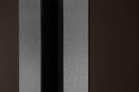 Nova Inox S2 Modern Exterior Single Door 36x80 with Sidelight and Transom - Unit 50x95 1/2 - Brown - Doors and Beyond