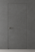 Primed Solid Frameless Door Example For Painting Concrete Grey - Doors and Beyond