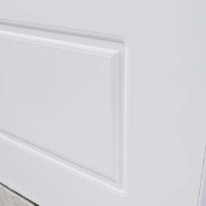 Nova 5 PANEL Soft White Laminated Modern Door Slab - Doors and Beyond