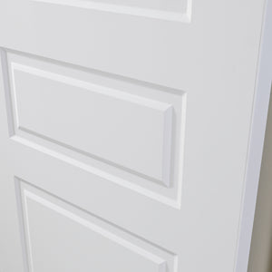 Nova 3 PANEL Soft White Laminated Modern Door Slab - Doors and Beyond