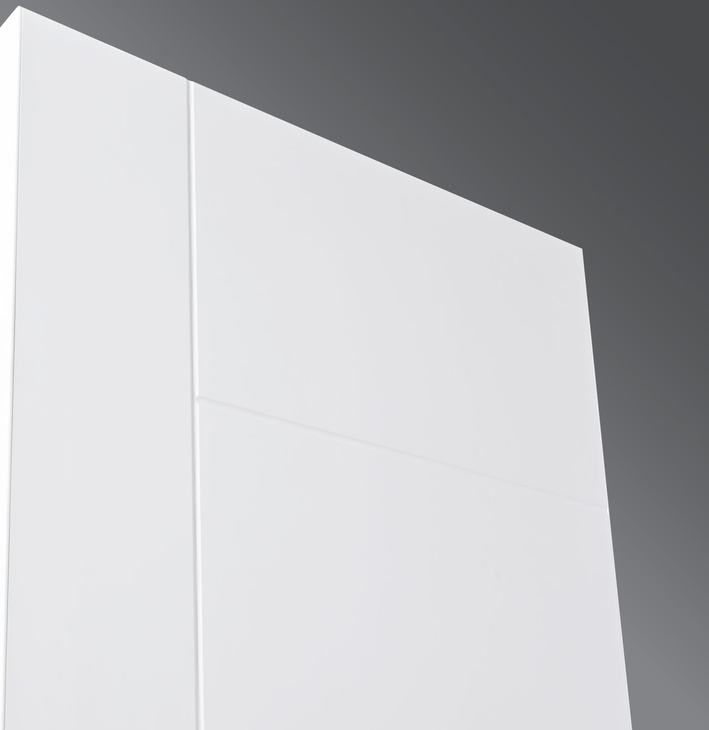 Nova Groove Soft White Laminated Modern Door Slab - Doors and Beyond