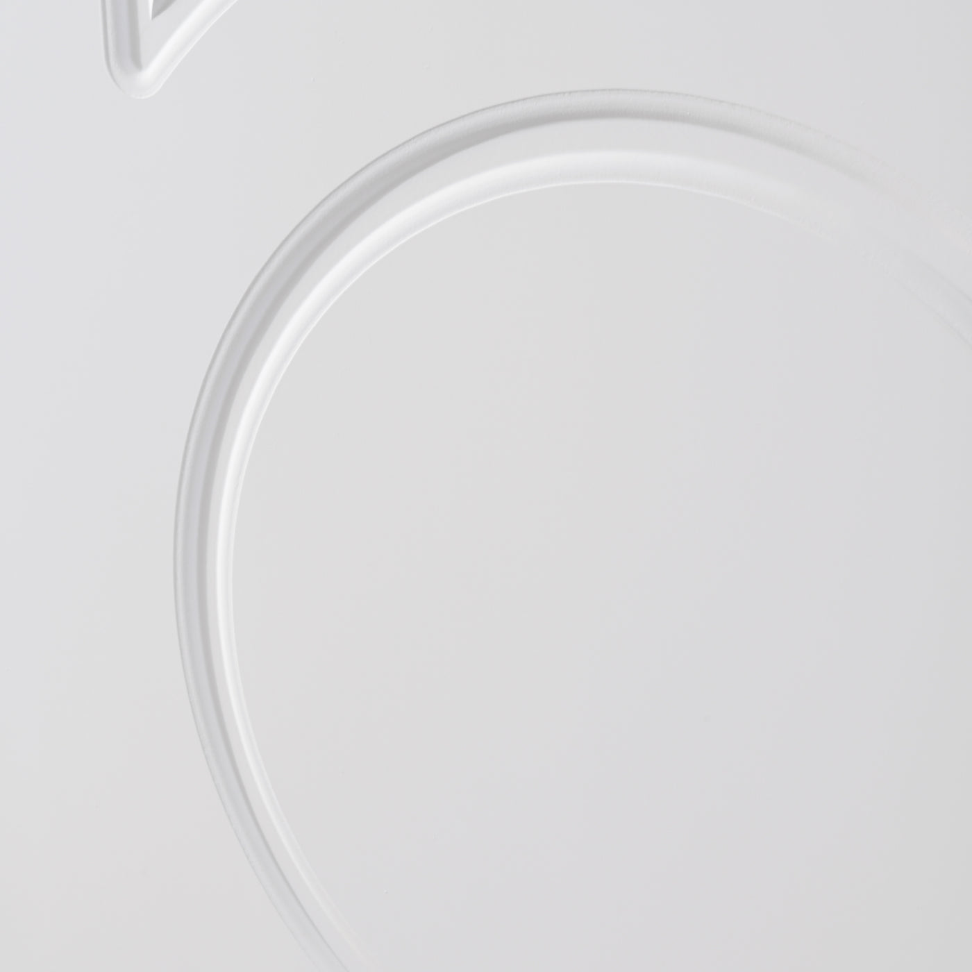 Nova Ovalo Soft White Laminated Modern Double Pre-Hung Door - Doors and Beyond