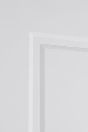 Nova 1 Panel Soft White Laminated Modern Door Slab - Doors and Beyond