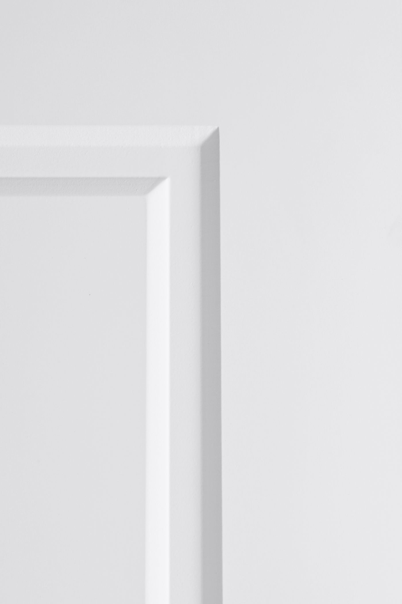 Nova 1 Panel Soft White Laminated Modern Door Slab - Doors and Beyond