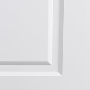 Nova 1 Panel Soft White Laminated Modern Door Slab - Doors and Beyond