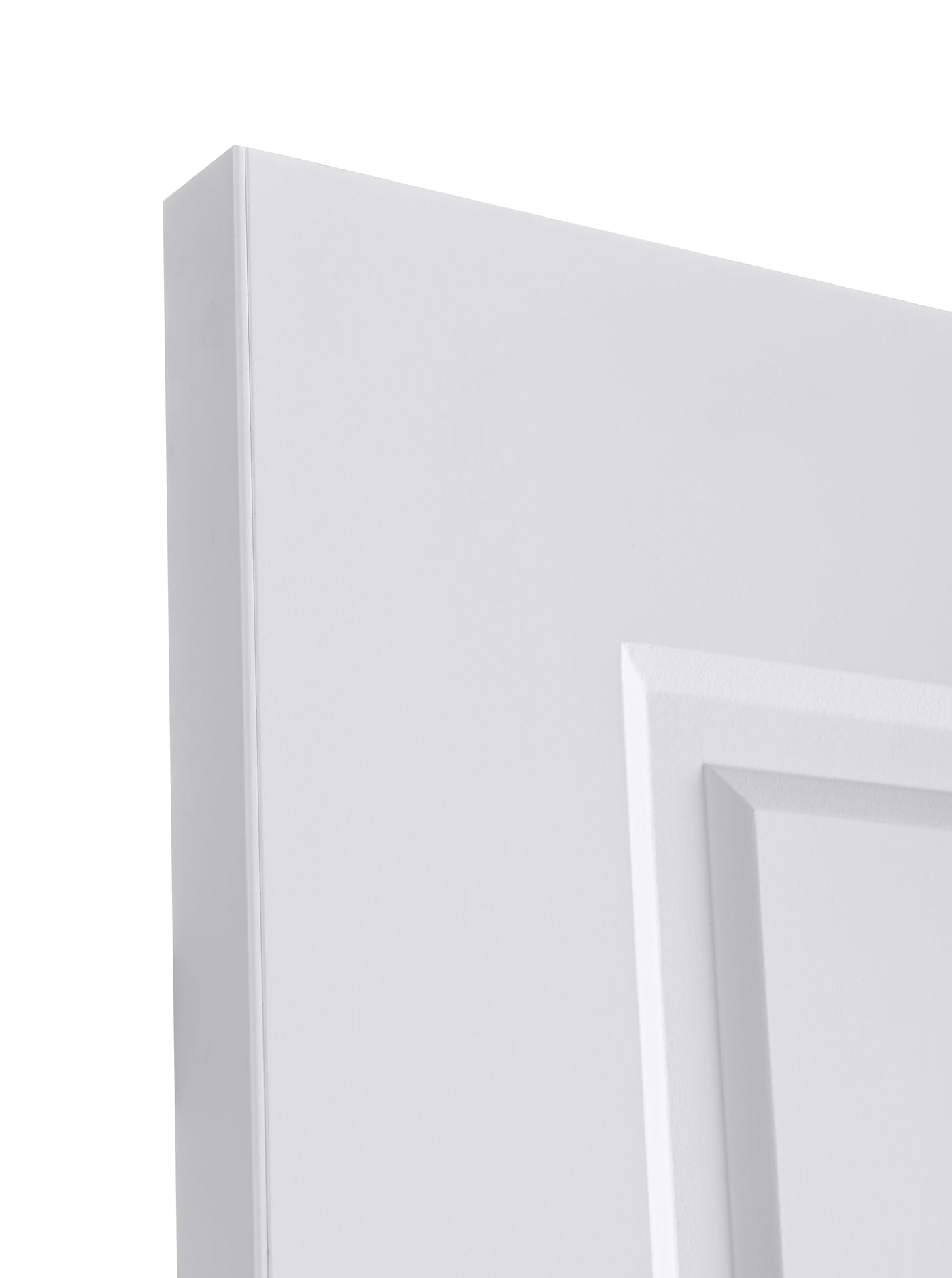Nova 1 Panel Soft White Laminated Modern Door Slab - Doors and Beyond