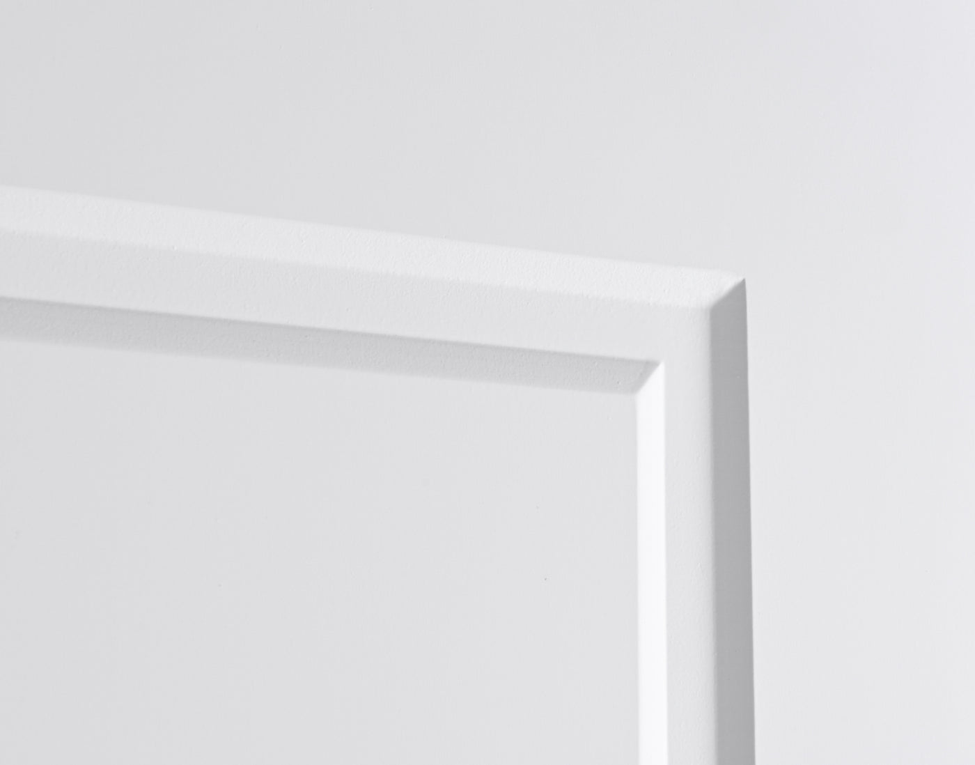 Nova 1 Panel Soft White Laminated Modern Door Slab - Doors and Beyond