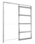 Eclisse Pocket Door System Steel Frame Kit for 2x4 Walls