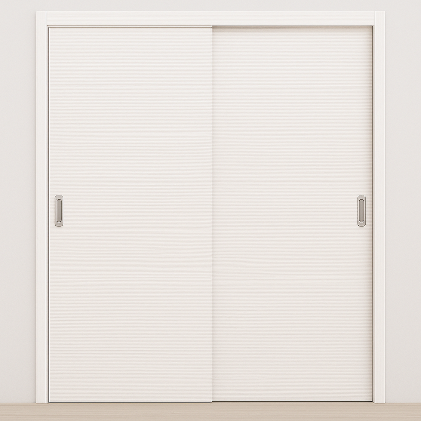 Braga Flush Bianco Matrix CPL Modern Bypass Door - Doors and Beyond