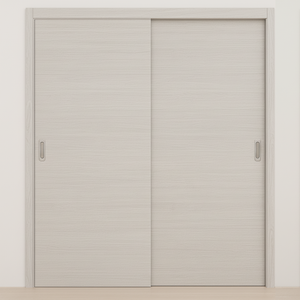 Braga Flush  Crema Matrix CPL Modern Bypass Door - Doors and Beyond