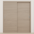 Braga Flush  Palissandro Matrix CPL Modern Bypass Door - Doors and Beyond
