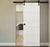 Nova Flush Braga Crema Matrix Laminated Modern Barn Door - Doors and Beyond