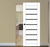 Nova Domino 01 Soft White Laminated Modern Magic Door