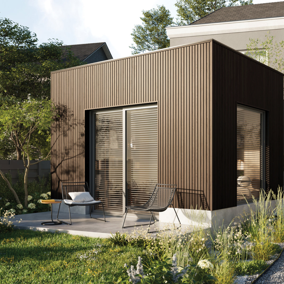 VILO Fronto Vinyl Siding SVP-06 Walnut 116 1/8“(9'7“) - 10 Pcs - Doors and Beyond
