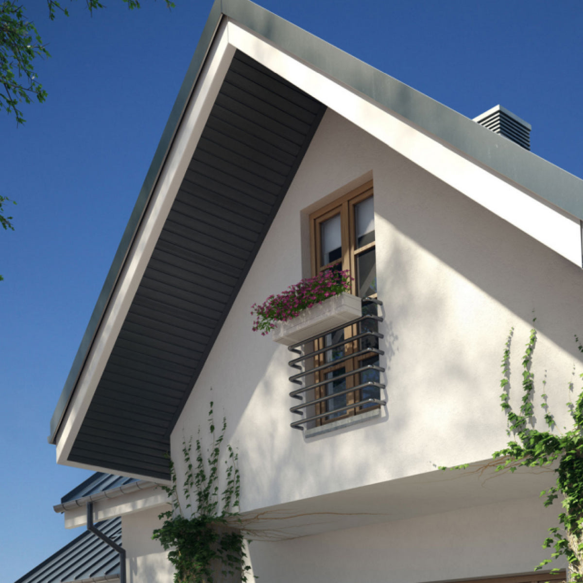 VILO Soffit SV-08 Graphite 106 5/16" (8’8”) - 10 Pcs
